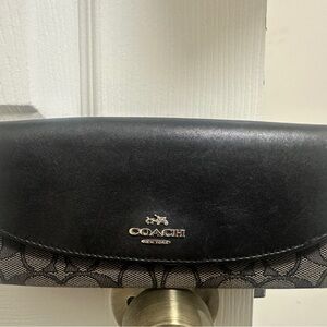 Coach Black and Grey Wallet
